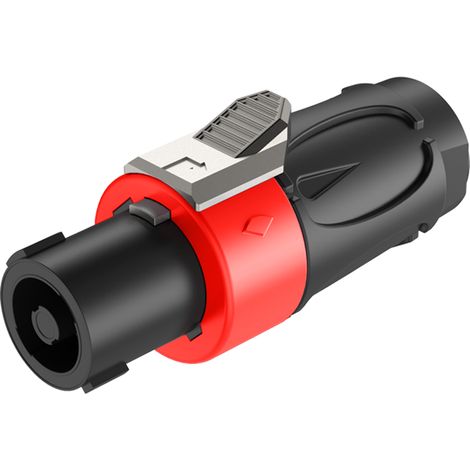 Conector de altavoz Roxtone RS4F-N-RD rojo de 4 pines (1/5)