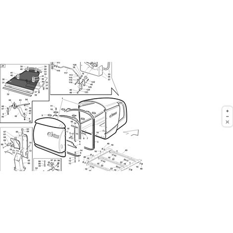 Contenitore polietilene LT 1300 ORIGINALE KUBOTA GIANNI FERRARI 01.30.00.0325