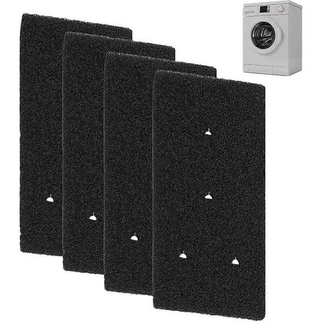 Lot de 4 filtres pour 481010716911, filtre en mousse pour sèche-linge à pompe à chaleur et sèche-linge à condensation (1/5)