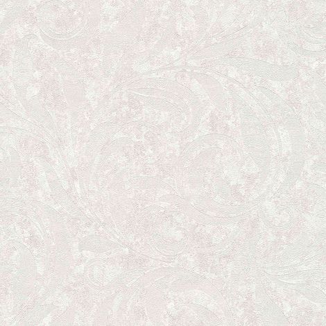 A.S. Creation Nobile 959402 Vliestapete Blumenoptik 0.70 m x 10.05 m Silber (1/4)