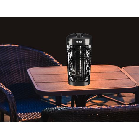 Elektro Standheizstrahler für drinnen & draußen, 50cm hoch - 1200 Watt