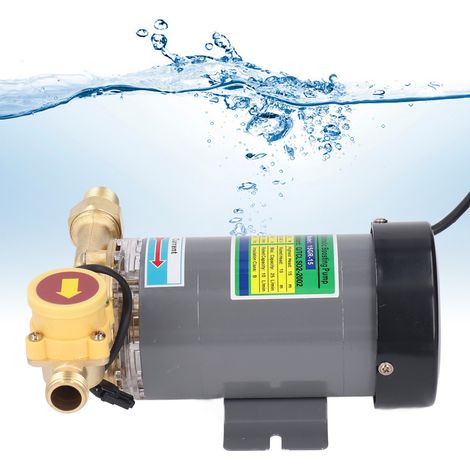 Pompe de surpression entièrement automatique 120 W, 25 l/min, à forte hauteur de refoulement, avec détecteur de débit, pour usage domestique, norme européenne 220-240 V. (1/5)