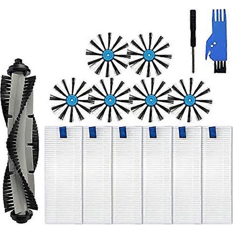 Filtres de brosse principale pour aspirateur robot Bissell Spin Wave Hard Floor Expert (nettoyage à sec et humide) compatible avec le modèle Bissell EV675 3115.