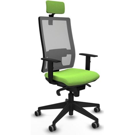 Piqueras y Crespo Horna Chaise de bureau pistache réglable (1/3)