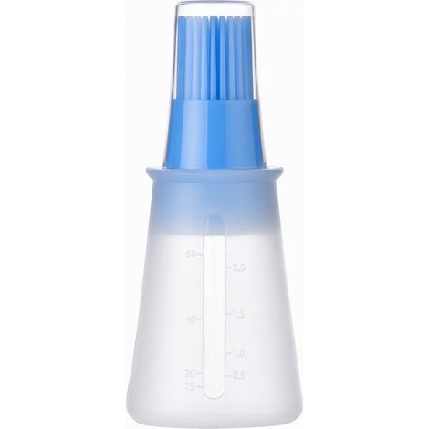 Flacon pinceau à huile en silicone, bleu (1/5)