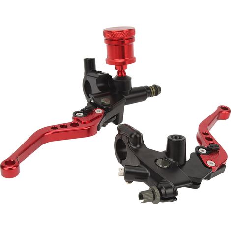 22-mm-Bremszylinderhebel, 12,7-mm-Kolbendurchmesser, einstellbarer hydraulischer Brems- und Kupplungszylinderhebel für Motorrad (1/5)