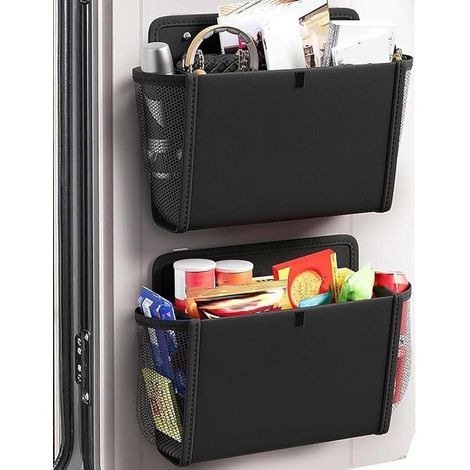 Scarpiera da porta - Organizzatore per borse da parete - Salvaspazio - Tessuto Oxford resistente agli strappi - Confezione da 2 - Non specificato (1/5)