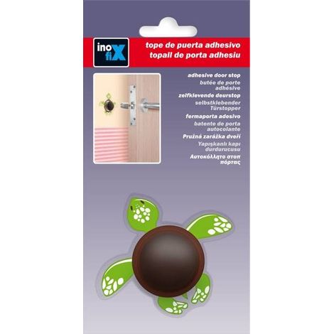 Tope de pared adhesivo tortuga verde inofix (1/3)