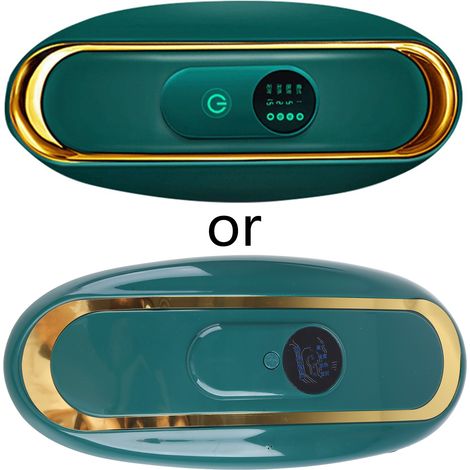 Appareil de massage anti-cellulite portable électrique pour la perte de poids abdominale, ceinture amincissante à vibrations haute fréquence, vert et blanc-AquaForge