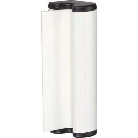 La Croisee Ds – Fermeture en applique blanche pour baie vitrée – Gâche pour crémone – Aluminium thermolaqué – Dimensions 142 x 55.1 x 38.8 mm