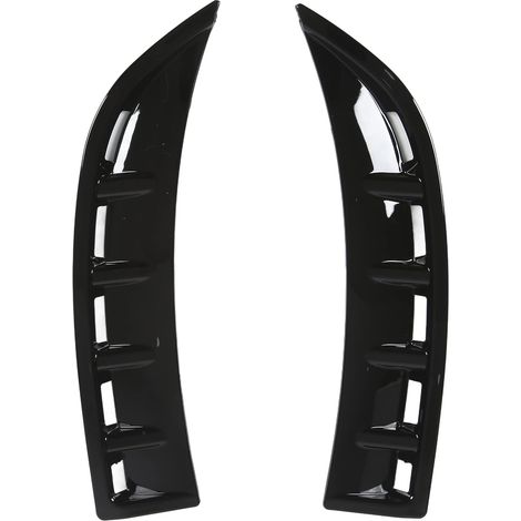 Canard de Pare-chocs Avant, 2 Pièces Noir Brillant pour Pare-chocs Avant, Grille D'aération, Spoiler de Remplacement pour C118/X118 2020+ (1/5)
