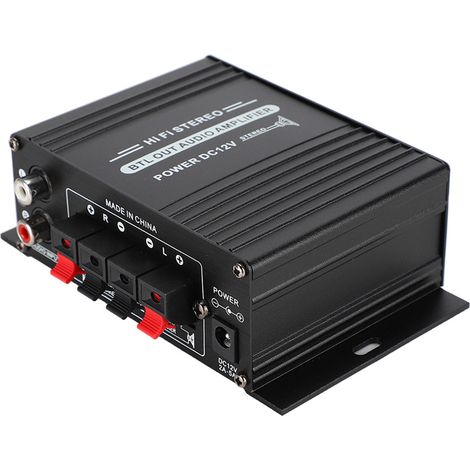 Amplificateur de puissance miniature AK170 20 W, résolution 47 kHz, 12 V, faible taux de distorsion audio (1/5)