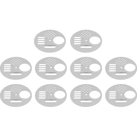 10 runde Edelstahl-Bienenstockeingänge, 6,8 cm, drehbar – Hochleistungs-Imkereiausrüstung (1/5)