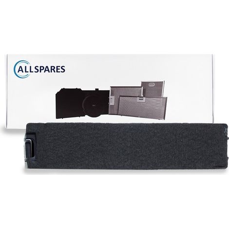 Filtro al carbone AllSpares per cappe aspiranti adatto per DKF13-1 (480x115x27mm) (1/5)