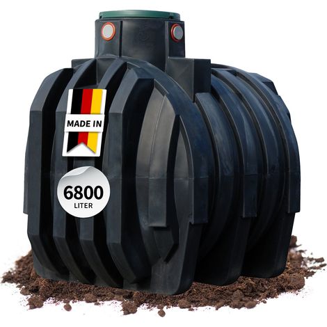 4rain MONO Erdtank 6800 Liter inkl. Tankabdeckung
