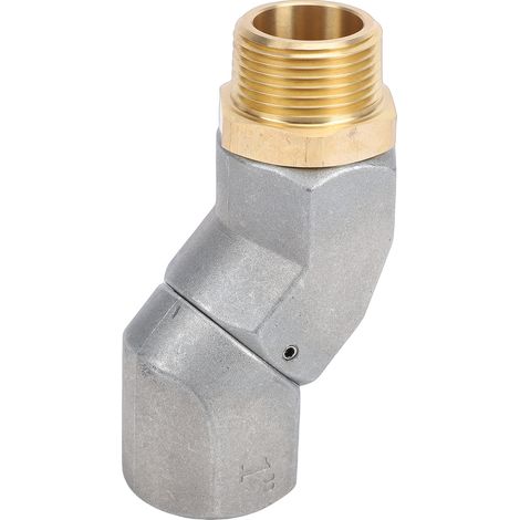 Adaptateur de buse de carburant NPT 1 pouce, connecteur de tuyau de ravitaillement en alliage de Zinc rotatif à 360 degrés pour réservoir de pompe de transfert (1/5)