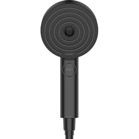 Hansgrohe Pulsify Select - Duschkopf Activation 105, 3 Strahlarten, schwarz matt 24100670