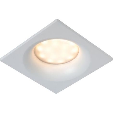 Faretto da soffitto Lucide Ziva quadrato bianco GU10 (1/5)