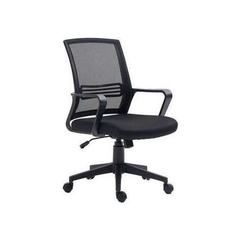 Silla de oficina Epi altura regulable acabado negro. 58cm(ancho ) 92/102cm(altura) 56cm(fondo)
