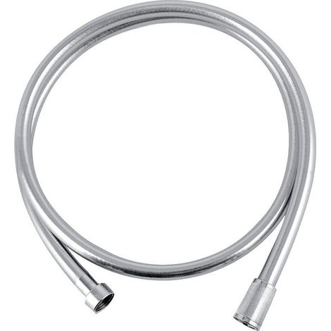 Flexible de douche nylon tressé anti-entortillement 2 m gris fusil grande capacité salle de bain (1/5)