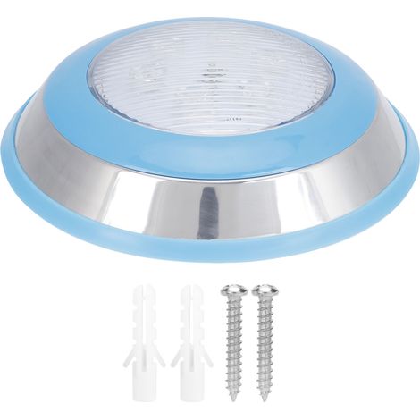 Lampe sous marine à 6LED RGB étanche IP68 lumière de piscine couleur changeante DC12V 6W (1/5)