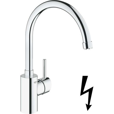 GROHE Concetto Mitigeur monocommandé pour évier, saillie 224mm, (1/2)