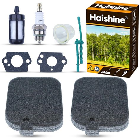 Air Filter Adjustment Kit for Stihl BG46 BG45 BG55 BG65 BG85 BR45C SH55 SH85 Leaf Blower with Oil Tube, Spark Plug, Filter, Gasket, Oil Bubble (1/5)