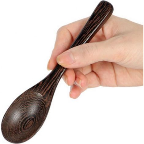 Cuillère En Coquille De Coco - Naturelle Artisanale Sans Produits Chimiques - Pour Petit-Déjeuner Service Et Apéritif - 1 Pièce (1/5)