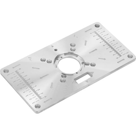 Défonceuse électrique pour gravure sur bois, table de fraisage avec plaque d'insertion réversible, kit de montage pour routeur à bois (1/5)