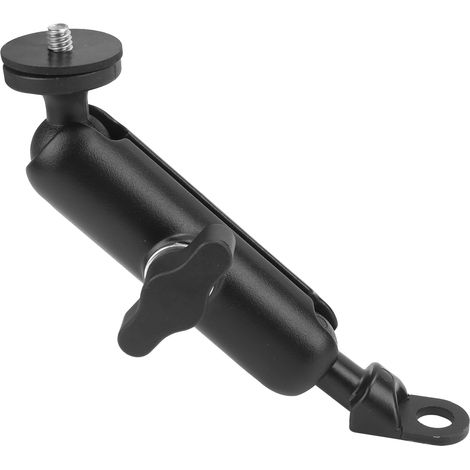 Support de rétroviseur pour moto avec fixation pour caméra d'action et vis de 6,35 mm (1/4 po). (1/5)