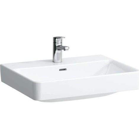 LAUFEN PRO S Waschtisch, 1 Hahnloch, mit Überlauf, 600x465mm, (1/5)