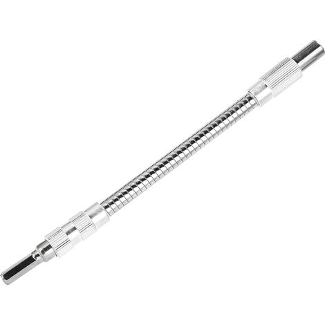 Tige flexible multifonctionnelle de 200 mm en métal, universelle pour perceuse et tournevis électrique. (1/5)