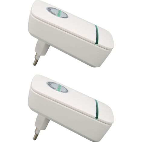 Boîtier Stabilisateur de Tension 28000W, 2 Unités - Économiseur d'Électricité pour Maison, Prise Européenne 90‑240V (1/5)
