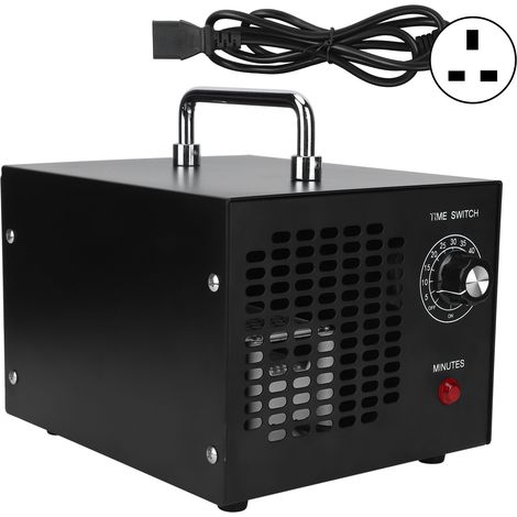 Générateur d'ozone 20g, purificateur d'air avec minuterie, pour maison, serre, ferme, prise UK 220V (1/5)