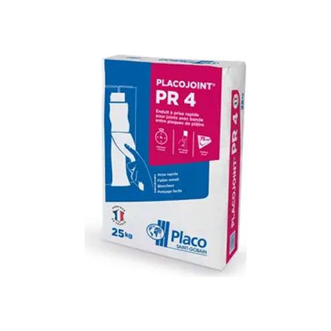 Enduit à joint poudre à prise normale Placojoint PR4 – sac 25 kg - PLACO