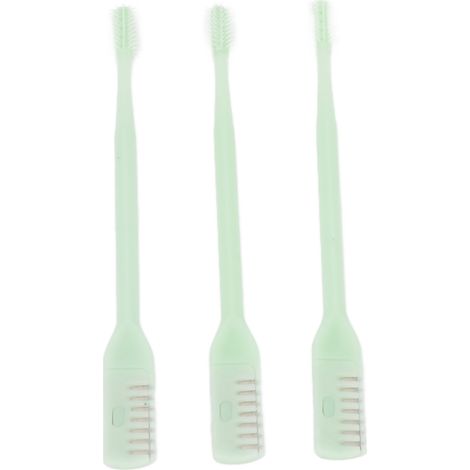 Coupe-Poils Nasaux Manuel 3 en 1 avec Tête Rotative 360° pour Barbe et Nez, Nettoyage Facile, Vert Menthe (1/5)