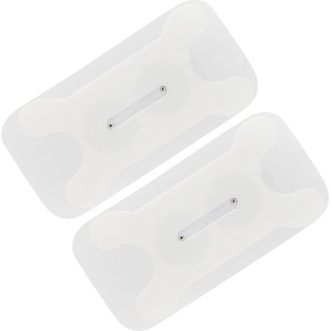 2pcs Électrodes Adhésives en Tissu Non Tissé pour Physiothérapie, Coussinets de Remplacement Réutilisables, Accessoires de Massage (1/5)
