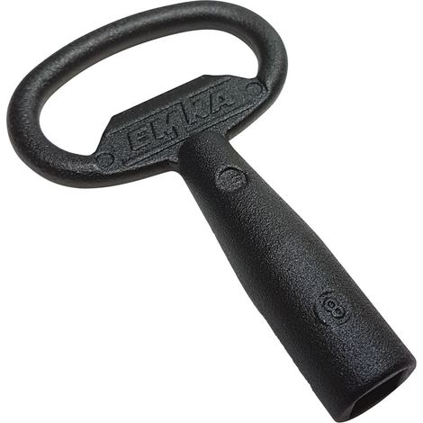 Clé à douille, unilatérale, poignée annulaire, carrée SW 8 mm, LG 85 mm