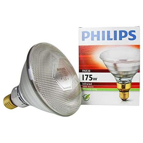 Lampada edm Infrarossa 175W E27 traslucida 12 1 cm