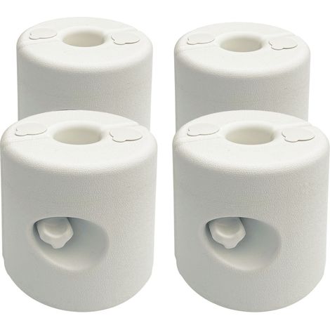 Set mit 4 Pop-up-Pavillonfüßen, befüllbar mit Wasser oder Sand, für HDPE-Unterstände, mit Sicherheitsschrauben