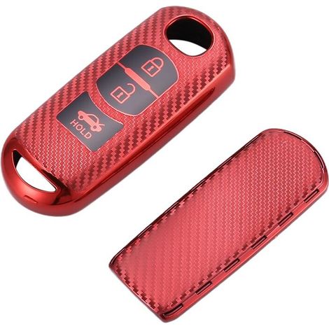 Adecuado para fundas de llaves, fundas protectoras de TPU suave para llaves de coche, compatibles con CX-3, CX-4, CX-5, CX-7 y CX-9 (modelos Atenza y Axela de 2014, 2016 y 2015) en tamaños 2, 3, 5 y 6 (1/4)