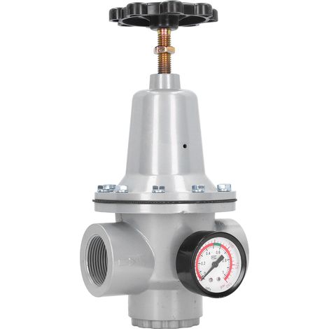 Régulateur de pression pour compresseur avec manomètre en alliage d'aluminium 0.1-0.8MPa (1/5)