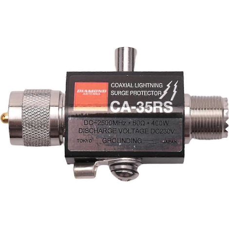 CA-35rs Coaxial - Protecteur de surtension 0-3000 MHz, connecteur UHF mâle-femelle - Parafoudre (1/5)