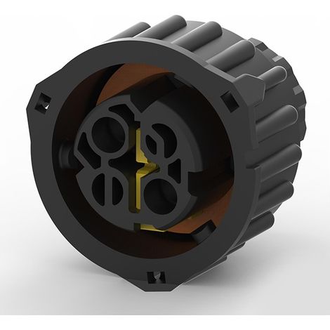 Connecteur circulaire automobile mâle à pas de 2,5 mm à 2 voies