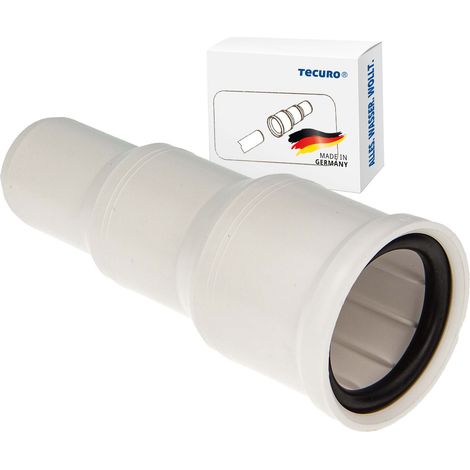 tecuro Übergangsstutzen - Reduzierung von Ø 50 - 40 - 32 mm - KS-weiß