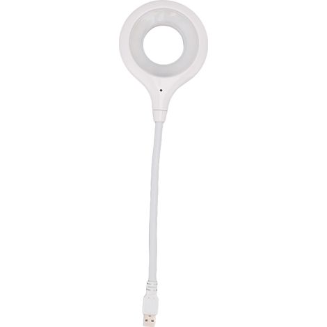 Mini veilleuse LED blanche à commande vocale intelligente, prise USB, lampe de chevet pour dortoir (1/5)