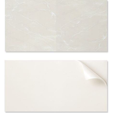 Revestimiento de pared de vinilo autoadhesivo con gr谩ficos para cocina, 120x60 cm, dise帽o de m谩rmol con vetas.
