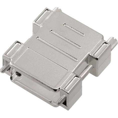encitech DPAK-M-09-K 1511-0101-01 Guscio adattatore SUB-D Numero Poli (num): 9 Plastica 180 ° Metallico 1 pz. (1/2)