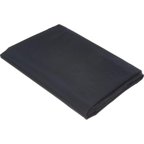 Rayen Copertura per barbecue rettangolare, impermeabile e resistente, protezione da ruggine e sporco, colore nero, dimensioni: 80 x 47 x 84 cm