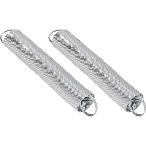 2 pièces Ressort de Clôture Électrique en Acier Inoxydable, Portail à Ressort 16 Pieds pour Bétail et Pâturage (1/5)
